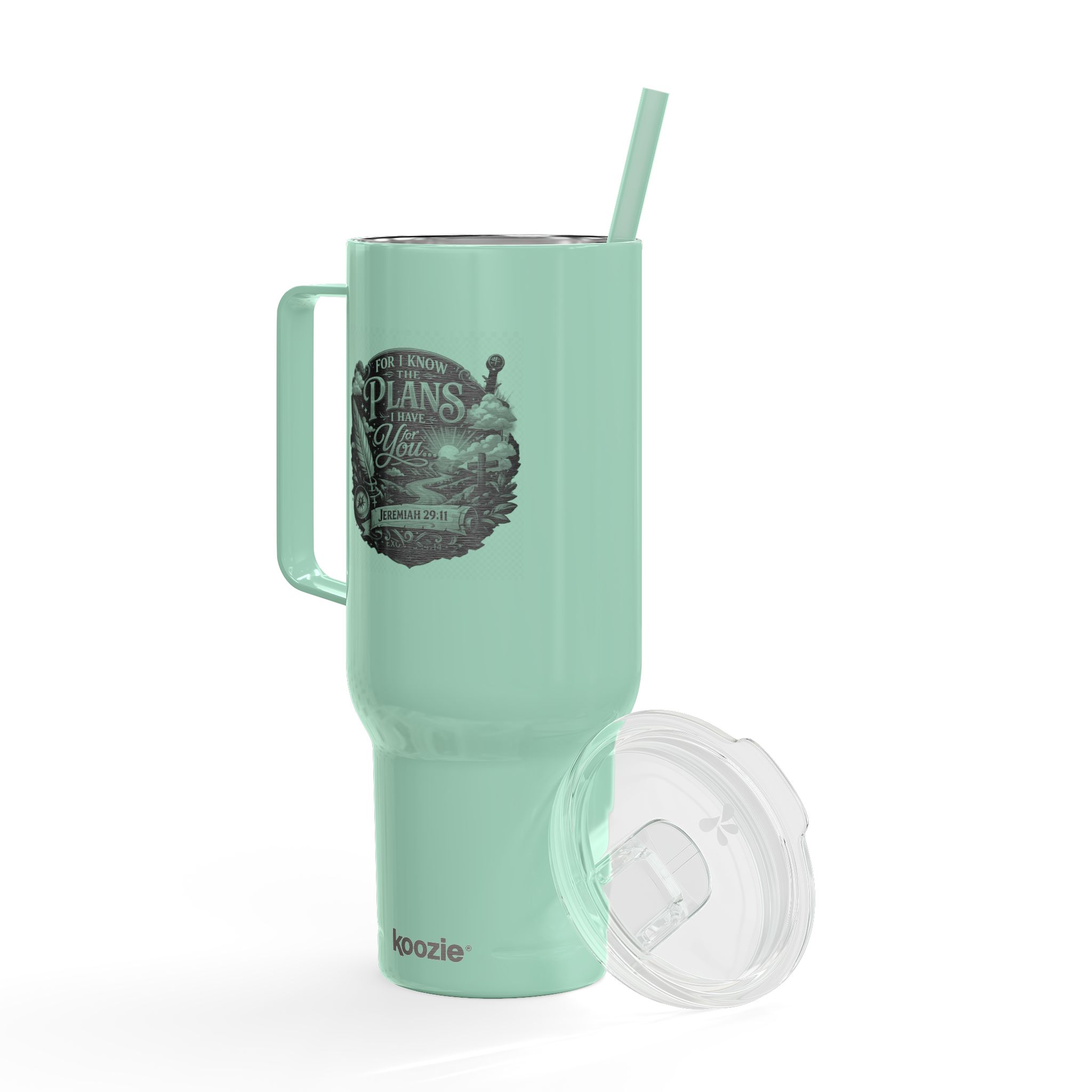 For I know the plans I have for you tumbler | 40oz Insulated Tumbler - Image 11