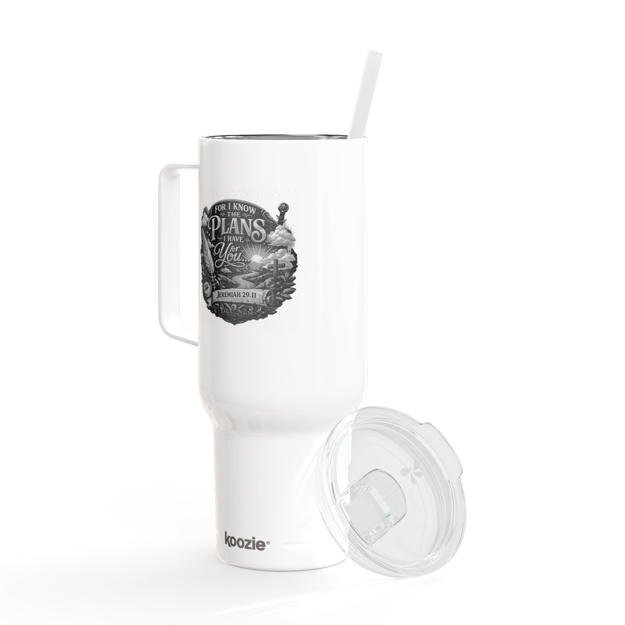 For I know the plans I have for you tumbler | 40oz Insulated Tumbler - Image 5
