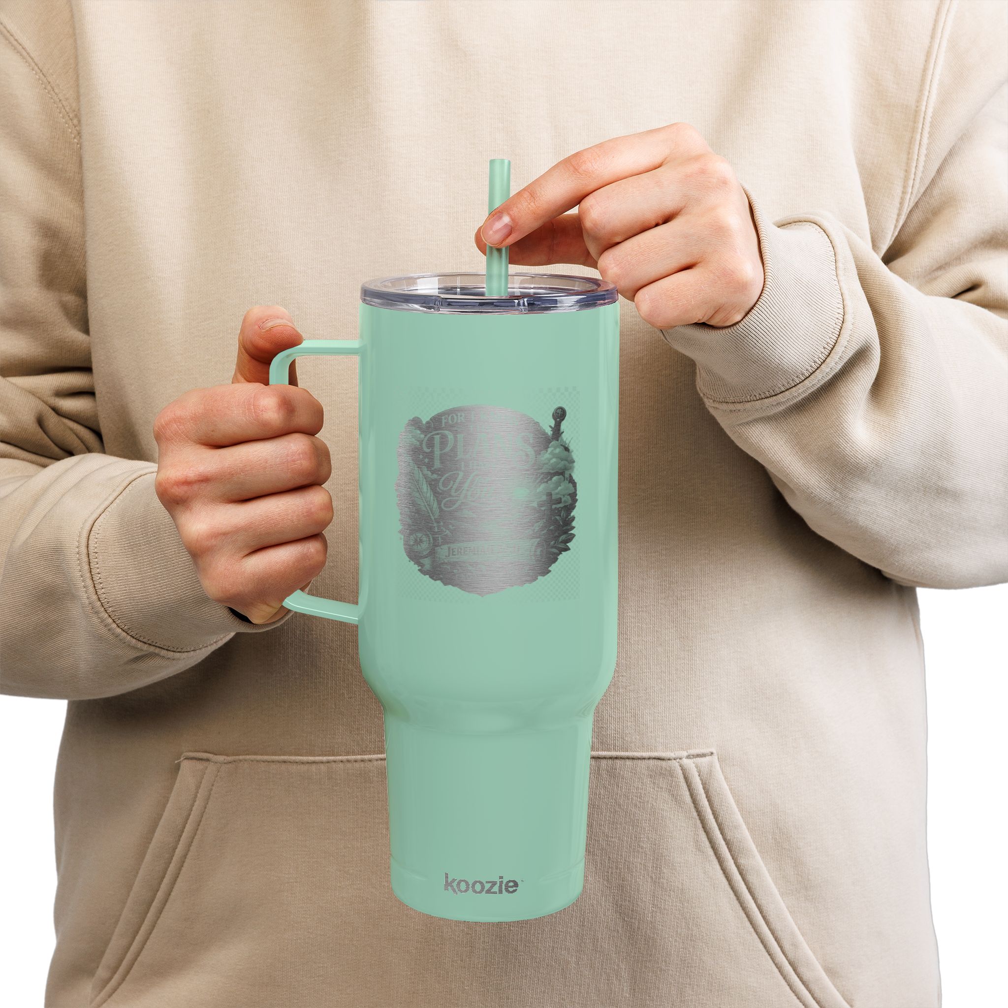 For I know the plans I have for you tumbler | 40oz Insulated Tumbler - Image 12
