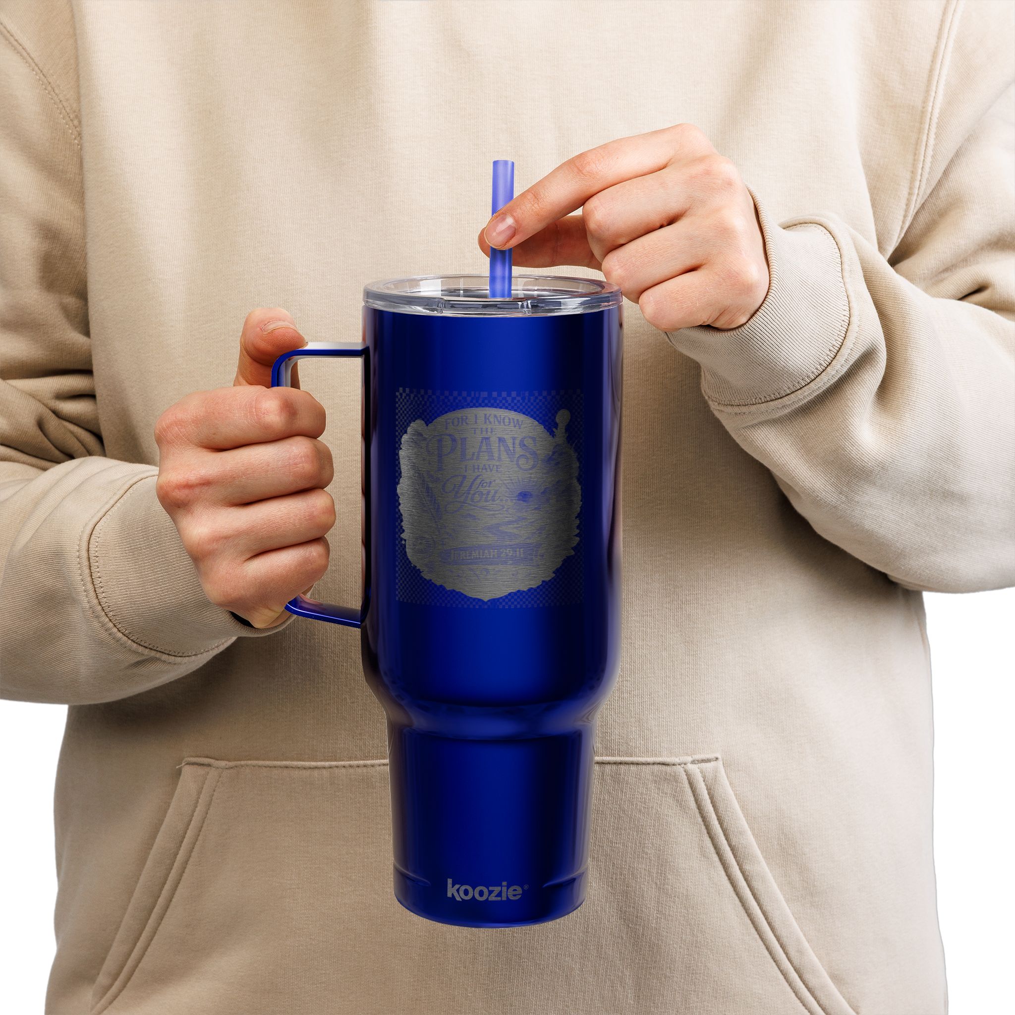 For I know the plans I have for you tumbler | 40oz Insulated Tumbler - Image 18